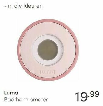 Baby & Tiener Luma badthermometer aanbieding