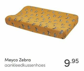 Baby & Tiener Meyco zebra aankleedkussenhoes aanbieding