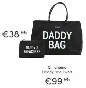 Childhome daddy bag zwart