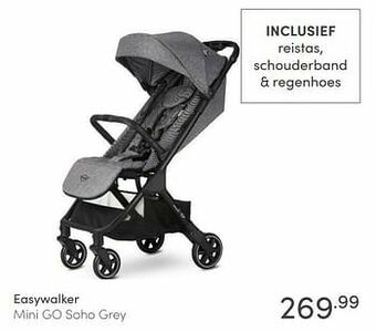 Baby & Tiener Easywalker mini go soho grey aanbieding
