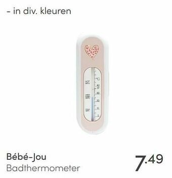 Baby & Tiener Bébé-jou badthermometer aanbieding