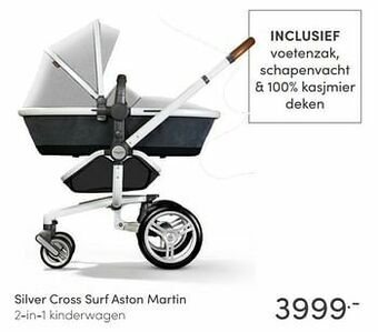 Silver cross surf aston martin 2-in-1 kinderwagen