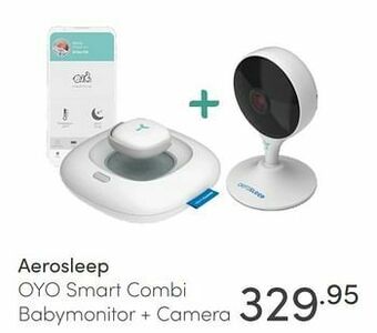 Baby & Tiener Aerosleep oyo smart combi babymonitor + camera aanbieding