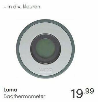 Baby & Tiener Luma badthermometer aanbieding
