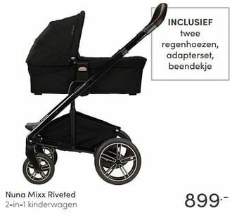 Baby & Tiener Nuna mixx riveted 2-in-1 kinderwagen aanbieding