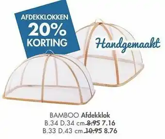 Casa Bamboo afdekklok aanbieding