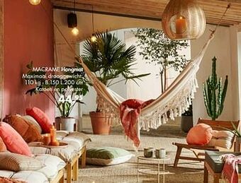 Macrame hangmat