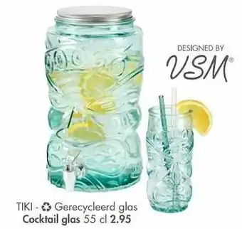 Tiki cocktail glas