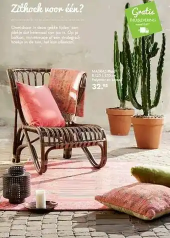 Casa Madras plaid aanbieding