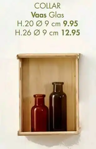 Collar vaas glas