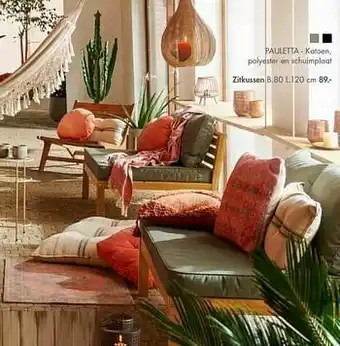Casa Pauletta zitkussen aanbieding