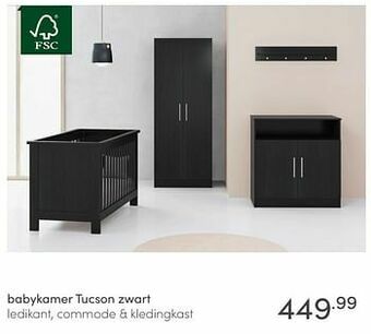 Babykamer tucson zwart