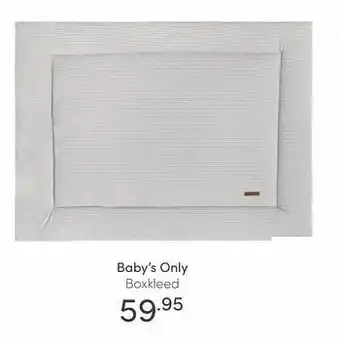 Baby & Tiener Baby`s only boxkleed aanbieding