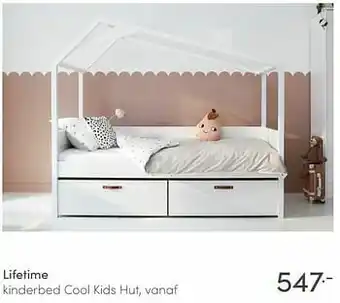 Baby & Tiener Lifetime kinderbed cool kids hut aanbieding
