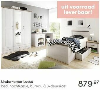 Baby & Tiener Kinderkamer lucca aanbieding