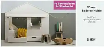 Baby & Tiener Woood bedstee huisie aanbieding