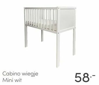 Baby & Tiener Cabino wiegje mini wit aanbieding