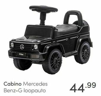 Baby & Tiener Cabino mercedes benz-g loopauto aanbieding