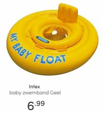 Baby & Tiener Intex baby zwemband geel aanbieding