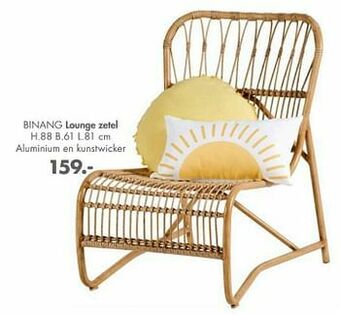 Casa Binang lounge zetel aanbieding