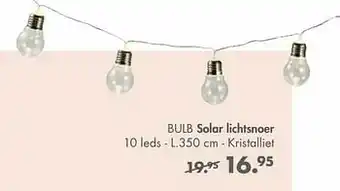 Bulb solar lichtsnoer