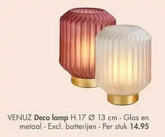 Venuz deco lamp