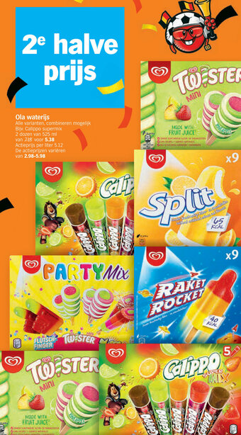 Albert Heijn Ola waterijs aanbieding
