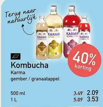 Ekoplaza Kombucha Karma aanbieding