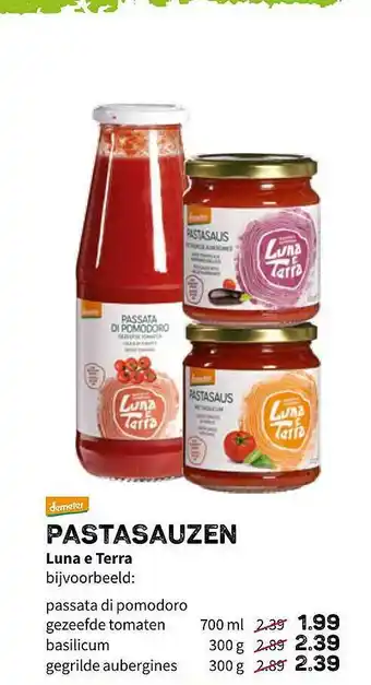 Pastasauzen Luna E Terra
