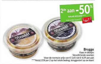 Intermarché Brugge Kaas In Blokjes aanbieding