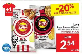 Intermarché Lay's Iconic Restaurant Flavours aanbieding