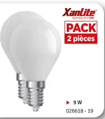 Xanlite Ampoules LED 9W