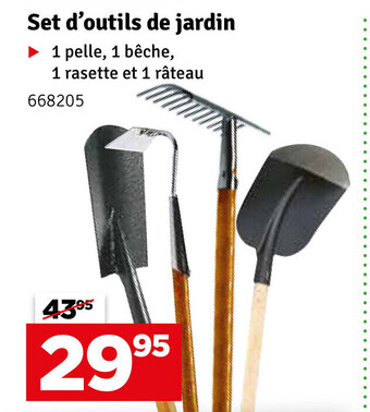Set d'Outils de Jardin