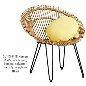 Casa Sunshine kussen aanbieding