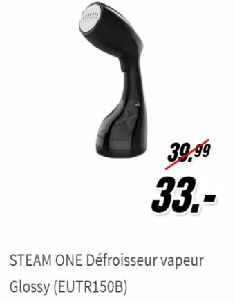 MediaMarkt Steam One Defroisseur Vapeur Glossy (EUTR150B) aanbieding