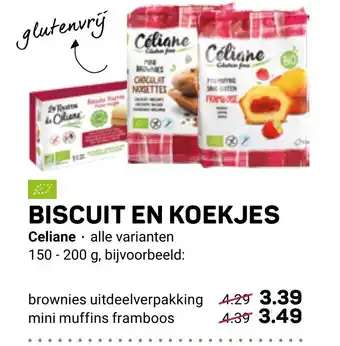 Celiane Biscuit En Koekjes Brownies Uitdeelverpakking, 150 g