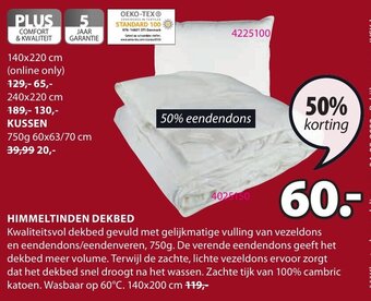 Jysk Himmeltinden Dekbed aanbieding