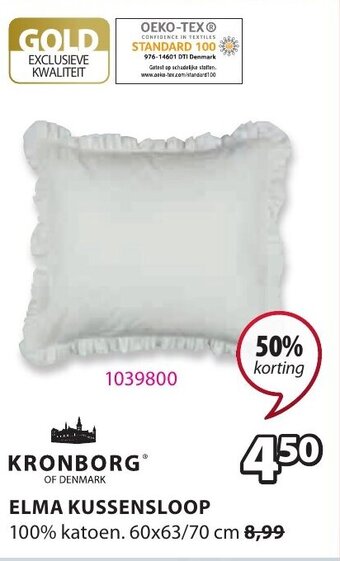 Jysk Elma Kussensloop aanbieding