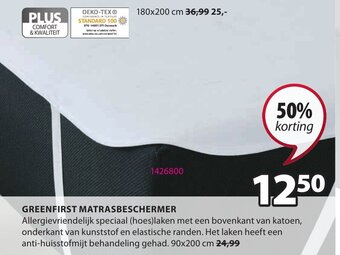Jysk Greenfirst Matrasbeschermer aanbieding