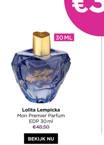 ICI PARIS XL Lolita Lempicka Mon Premier Parfum EDP 30 ml aanbieding