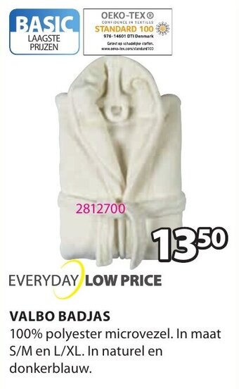 Jysk Valbo Badjas aanbieding