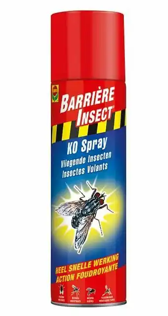 Brico Compo insectenspray vliegende insecten Barrière Insect KO 400ml aanbieding