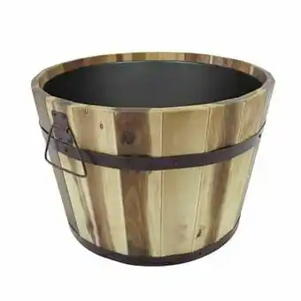Brico Plantenbak acaciahout rond Ø46cm natuurlijk aanbieding