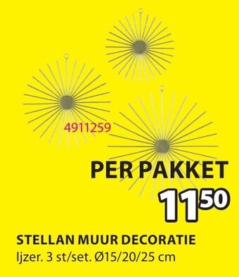 Jysk Stellan Muur Decoratie aanbieding