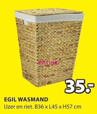 Jysk Egil Wasmand aanbieding
