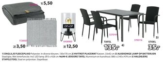 Jysk Daglilje Fleeceplaid aanbieding