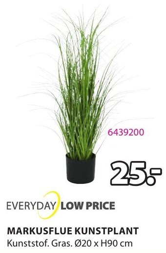 Jysk Markusflue Kunstplant aanbieding
