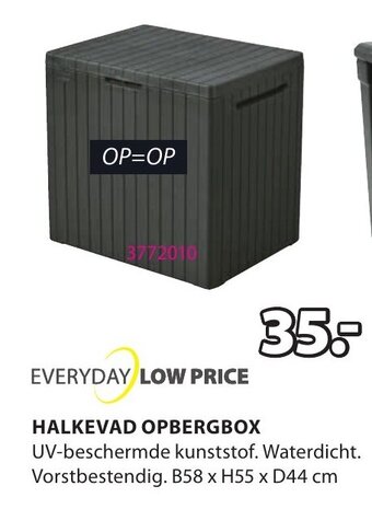 Halkevad Opbergbox