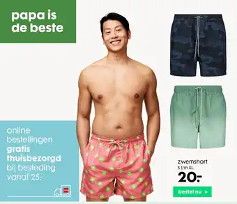 Zwemshort S t/m XL