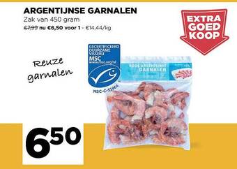 Jumbo Argentijnse Garnalen aanbieding